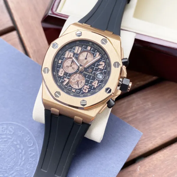 Audemars Piguet Royal Oak Extra-Thin Blue Dial Mechanical Watch - 92