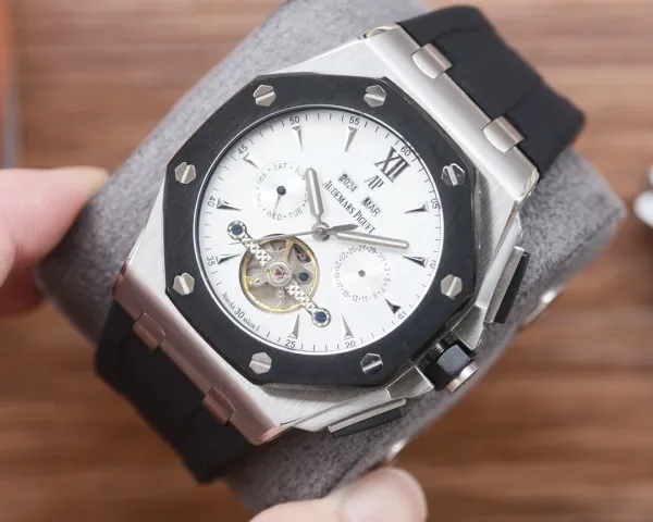 Audemars Piguet Royal Oak Extra-Thin Blue Dial Mechanical Watch - 53