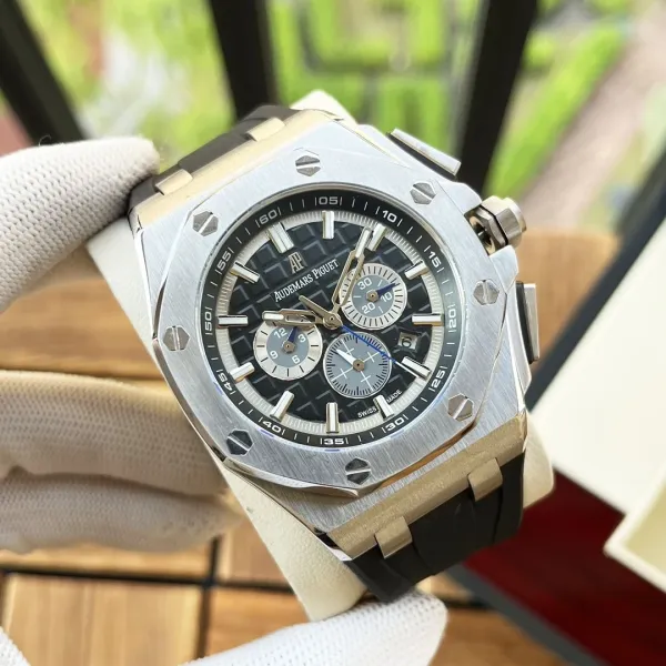 Audemars Piguet Royal Oak Extra-Thin Blue Dial Mechanical Watch - 81