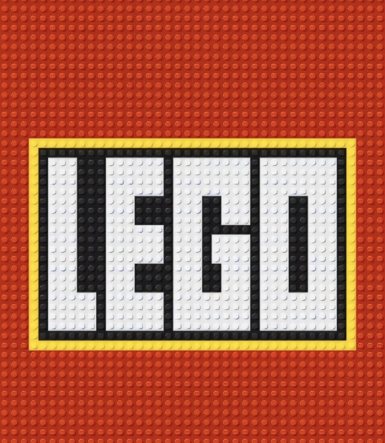 LEGO Red Building Plate
