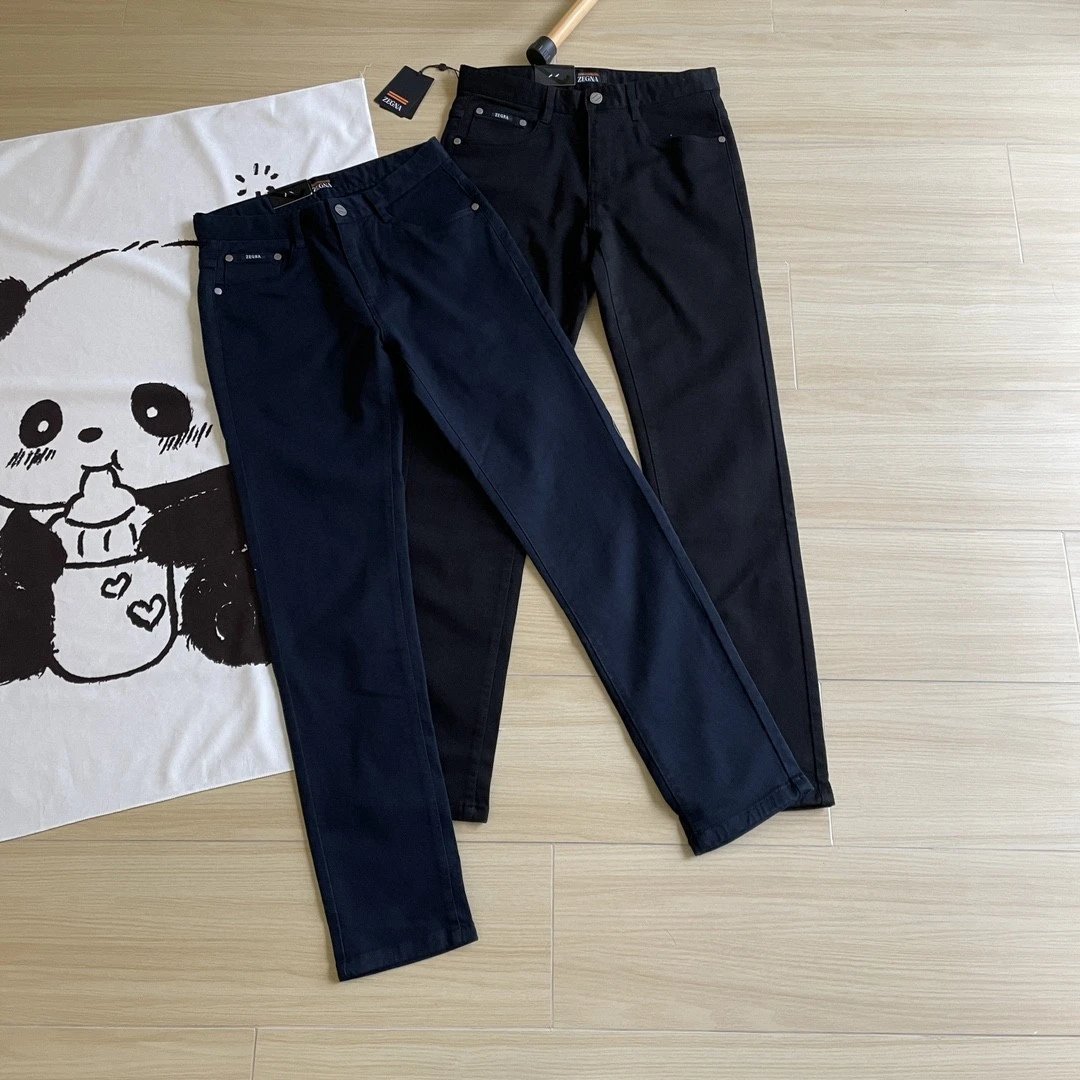 ZEGNA/Zegna 2024 Autumn/Winter New Men's Business Casual Pants v10