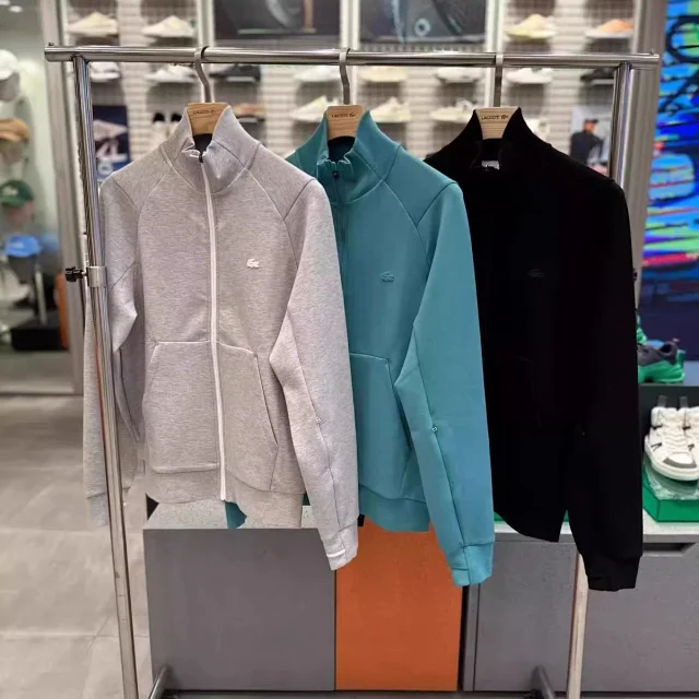 Lacoste Hoodies & Sweatshirts Stand-Collar Full-Zip Sweatshirt product detail image 6