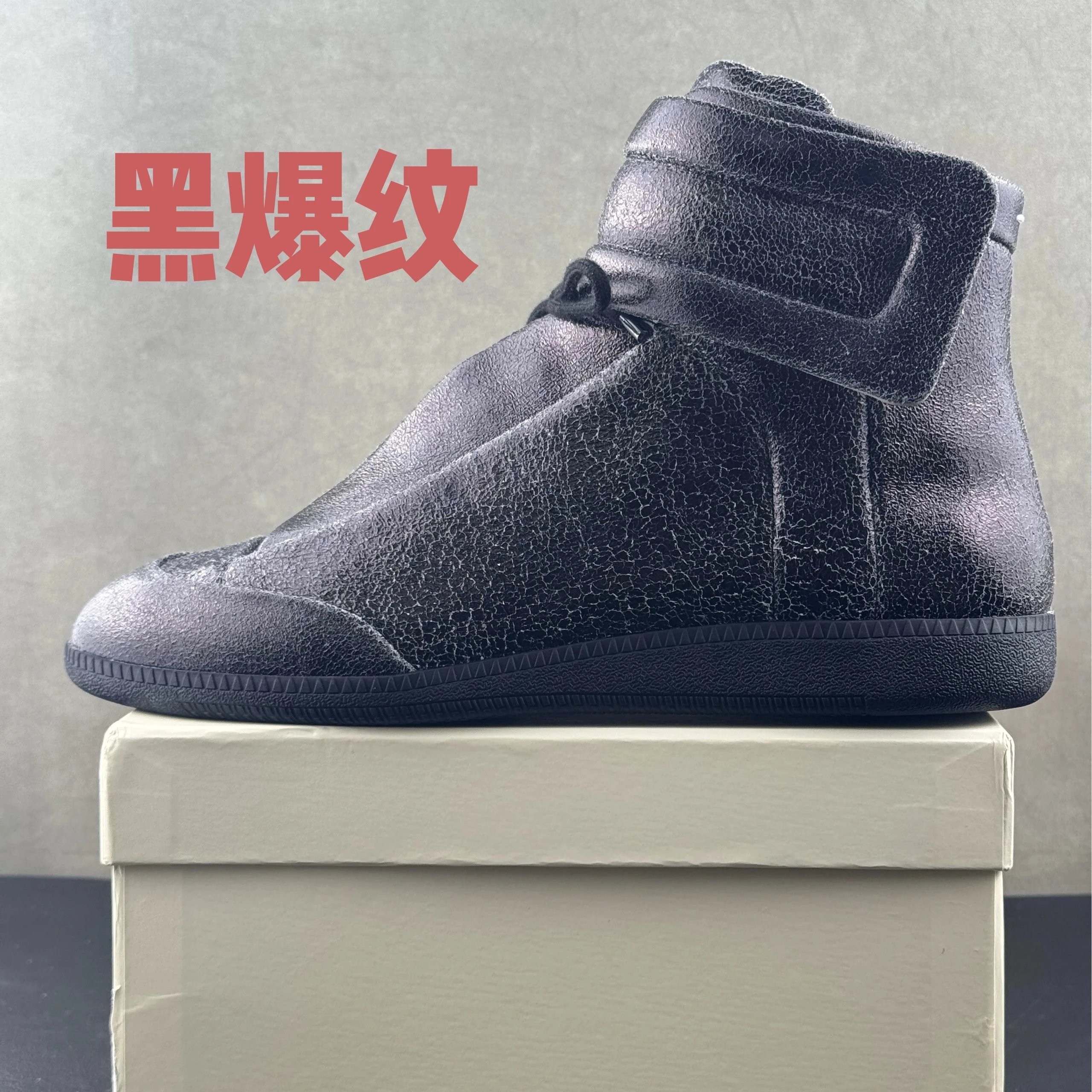 Explosive leather high top (customized version takes 10 days to ship)