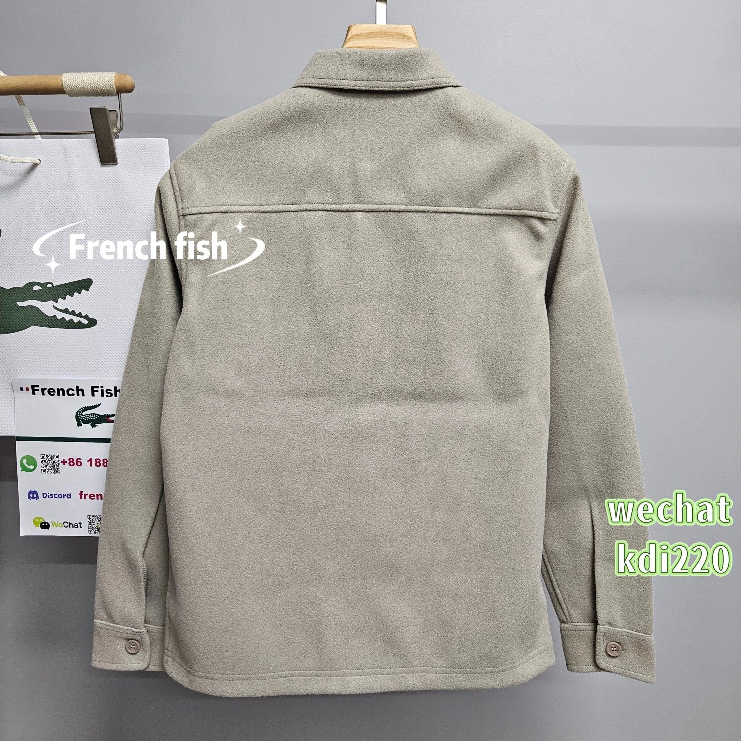 Men's Wool Collar Shirt Jacket photo 8