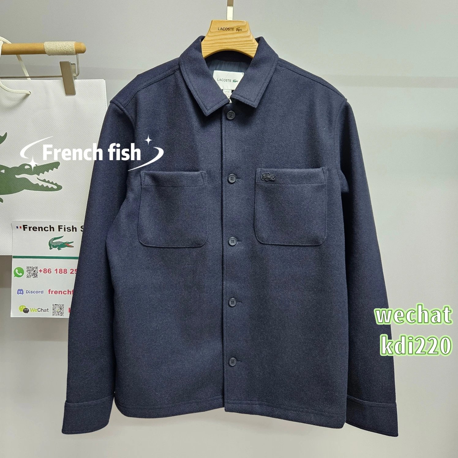 Men's Wool Collar Shirt Jacket photo 4