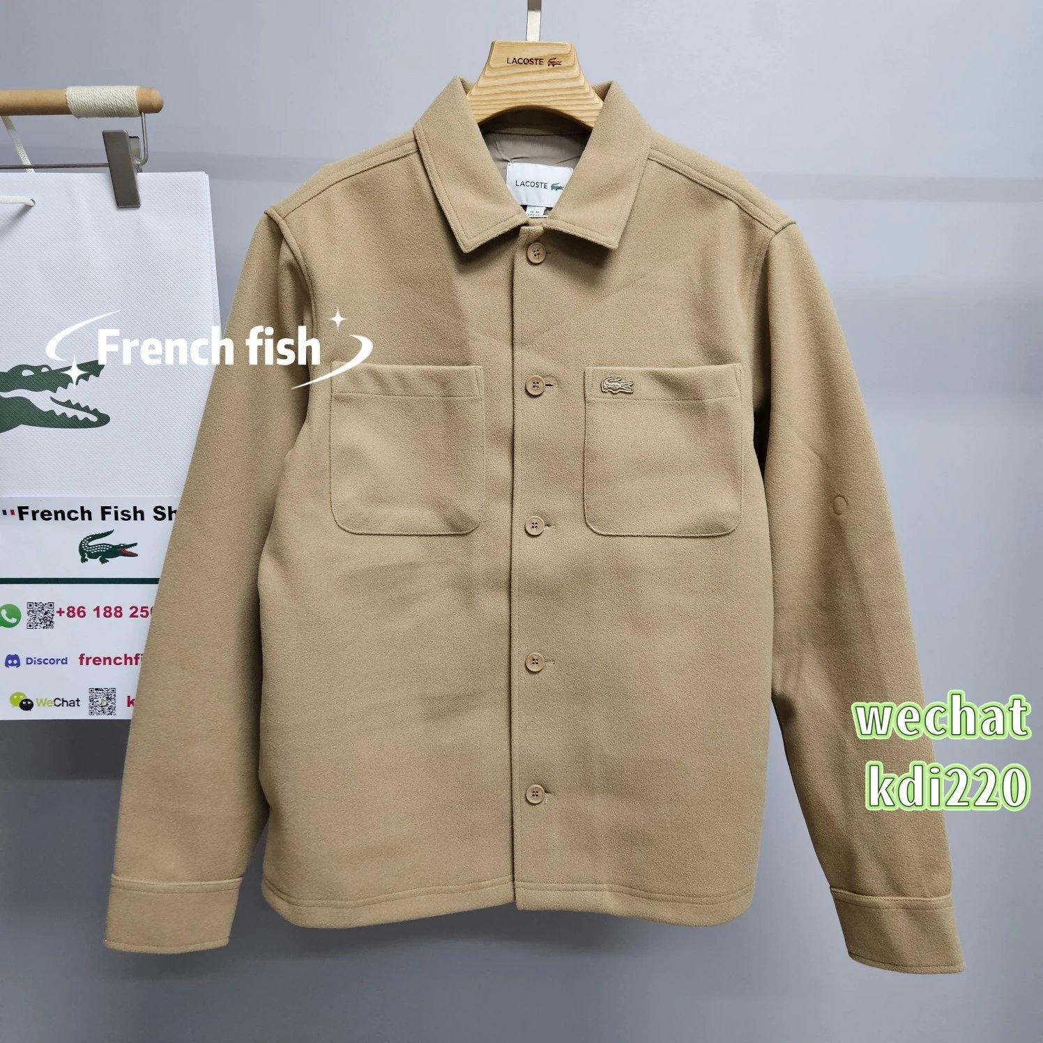 Men's Wool Collar Shirt Jacket photo 3