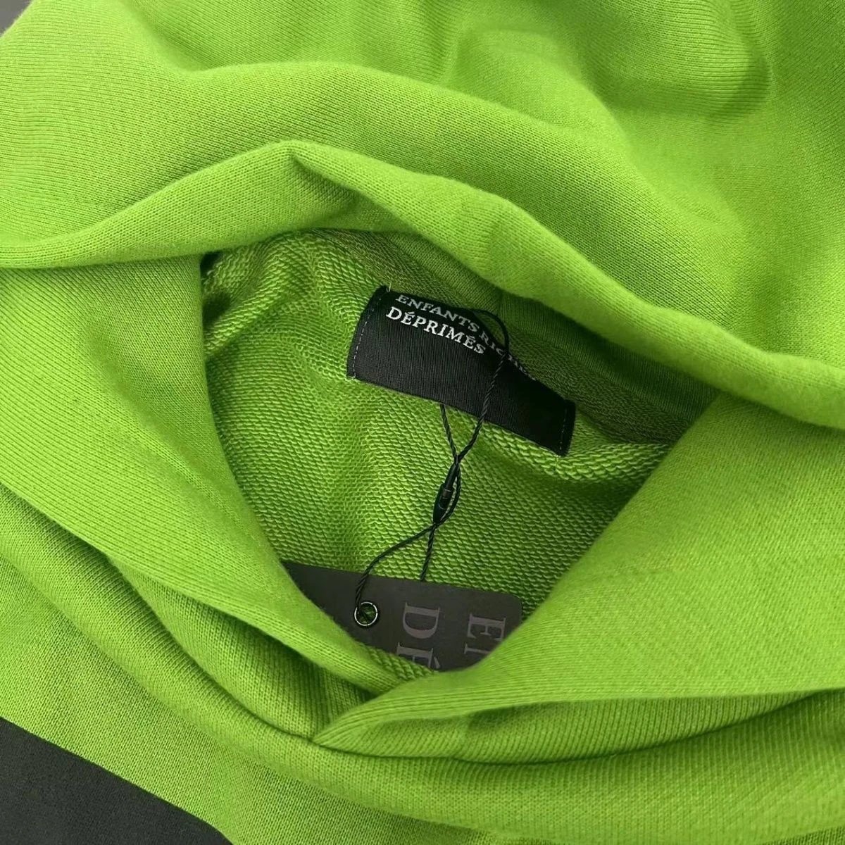 Enfants Box Logo Lime Green Hoodie - 18