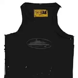 thumbnail for Crtz Alcatraz Tank Top 恶魔岛印花华夫格背心