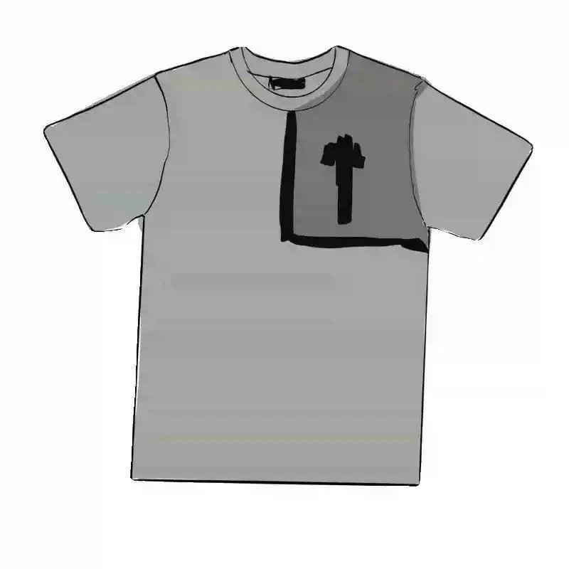 Trap Star Grey Pocket T-shirt Shorts Set