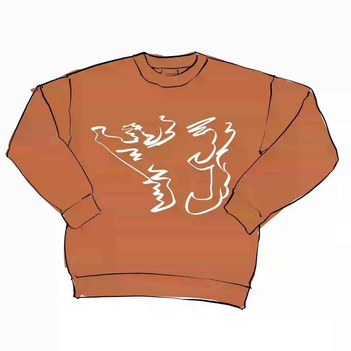 PPSC A3 love knit fashion single item round neck sweater knitted sweater long sleeved