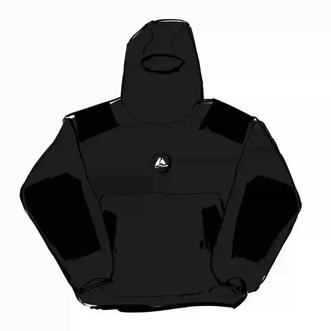 Personalized warm hooded lambskin hoodie