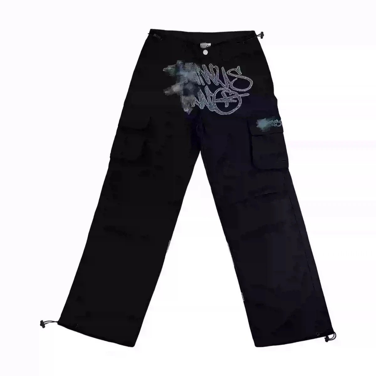 Minustwo MM new diamond studded long pants work pants