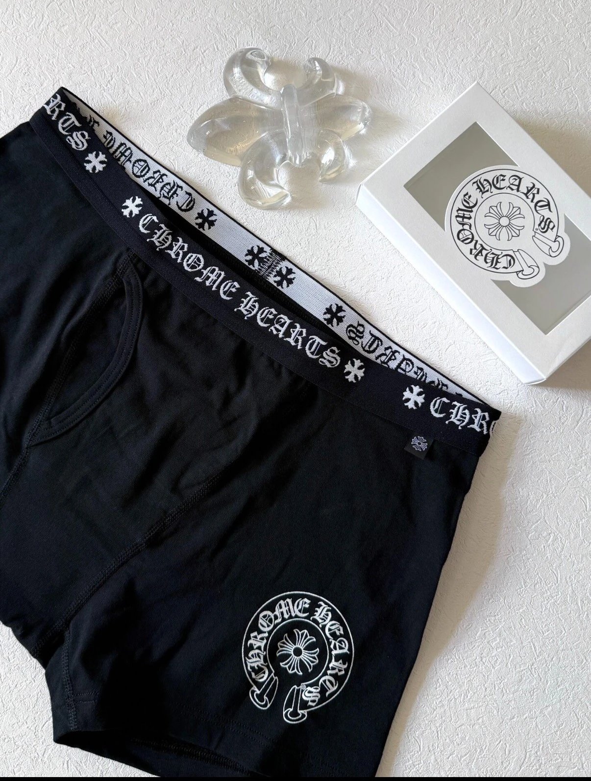【 Original order quality shipped within 24 hours 】 Original developed CH Krox black and white edged horseshoe underwear made of pure cotton fabric that is better for our brothers (with original factory packaging)