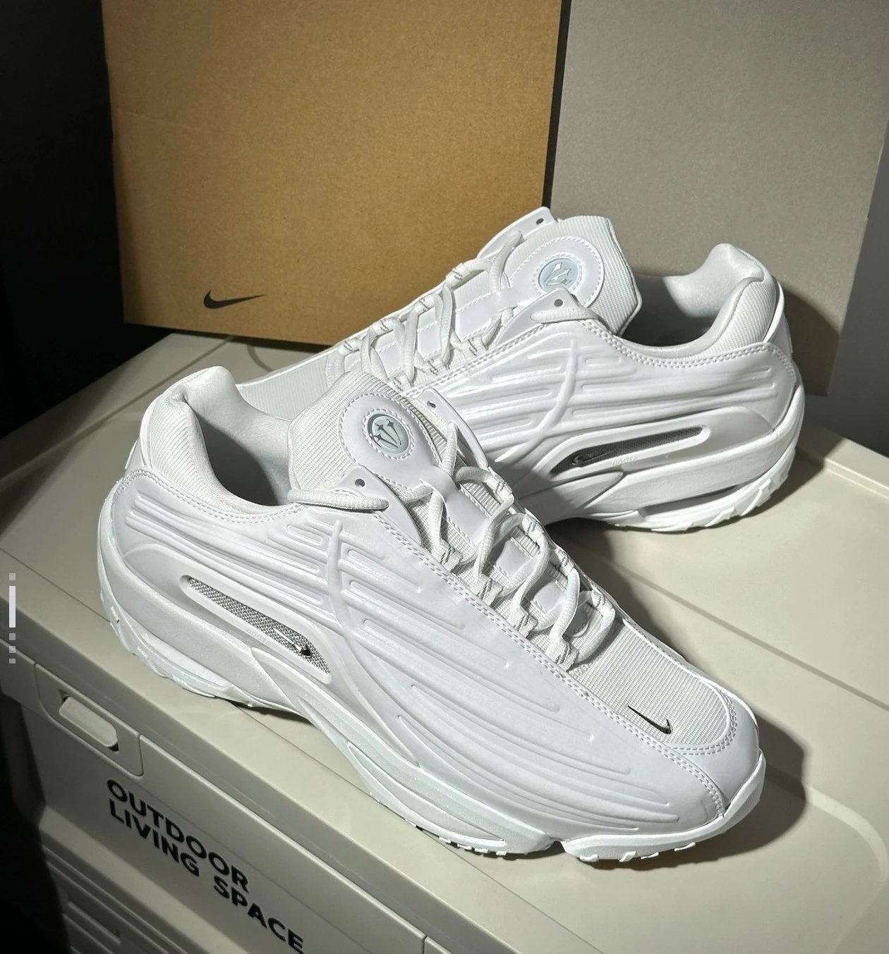 NOCTA x Nike Hot Step 2 "White" trendy and comfortable low cut casual shoes for both men and women in white