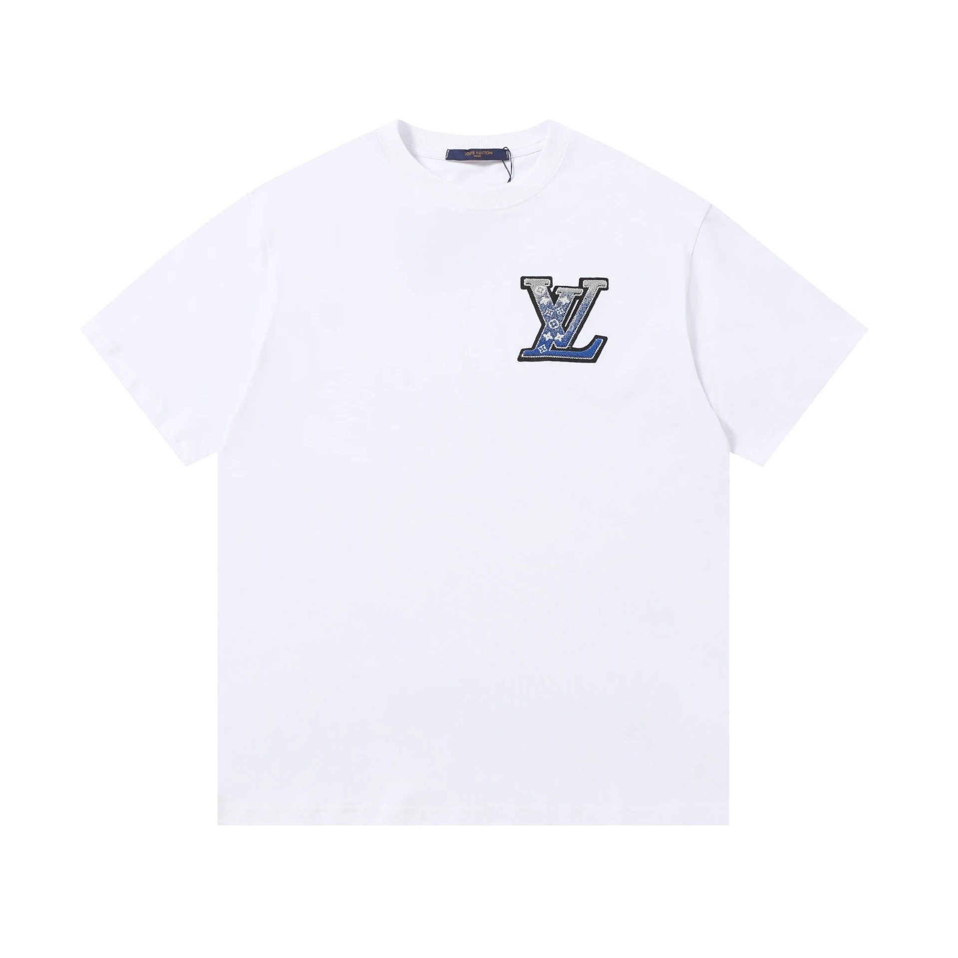 Louis Vuitton T-Shirts Short-Sleeve Graphic Logo Print — 1