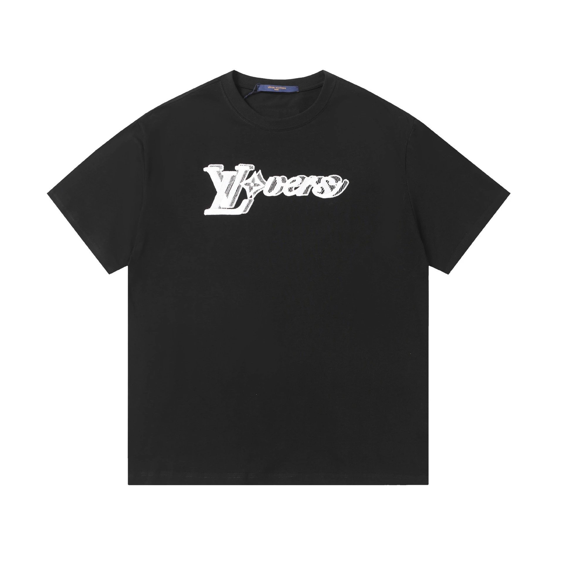 Louis Vuitton T-Shirts Short-Sleeve Graphic Logo Print — 5