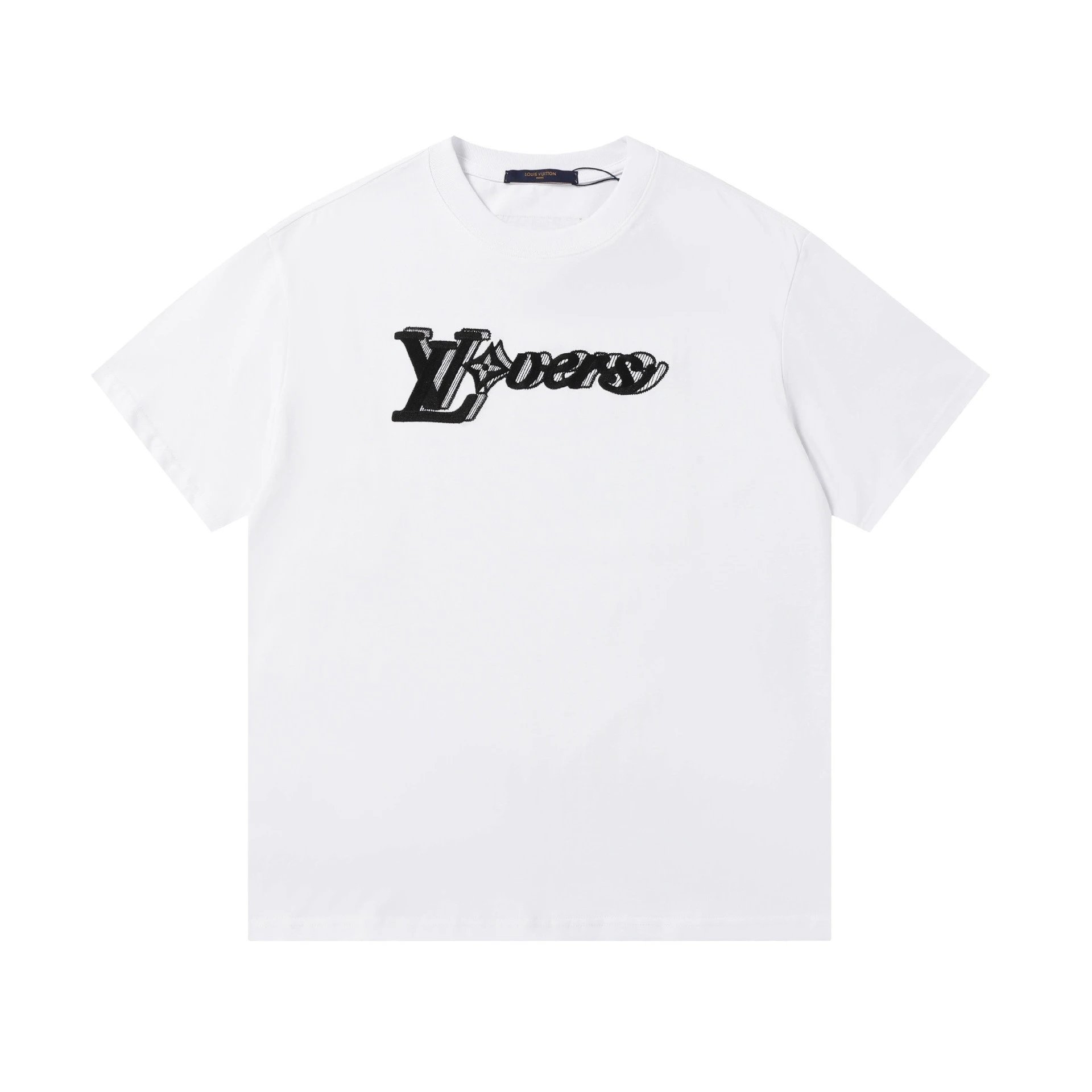 Louis Vuitton T-Shirts Short-Sleeve Graphic Logo Print — 25