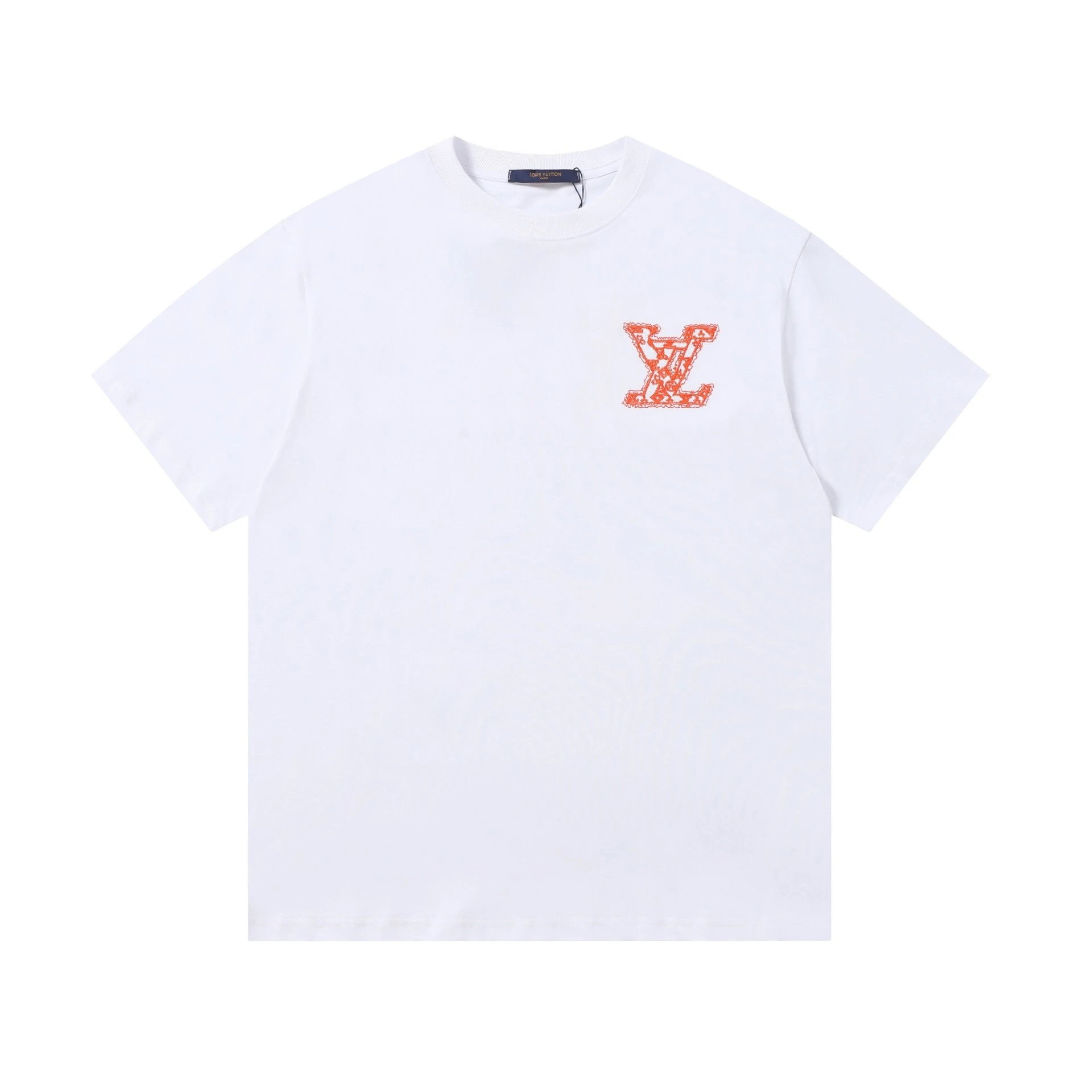 Louis Vuitton T-Shirts Short-Sleeve Graphic Logo Print — 19