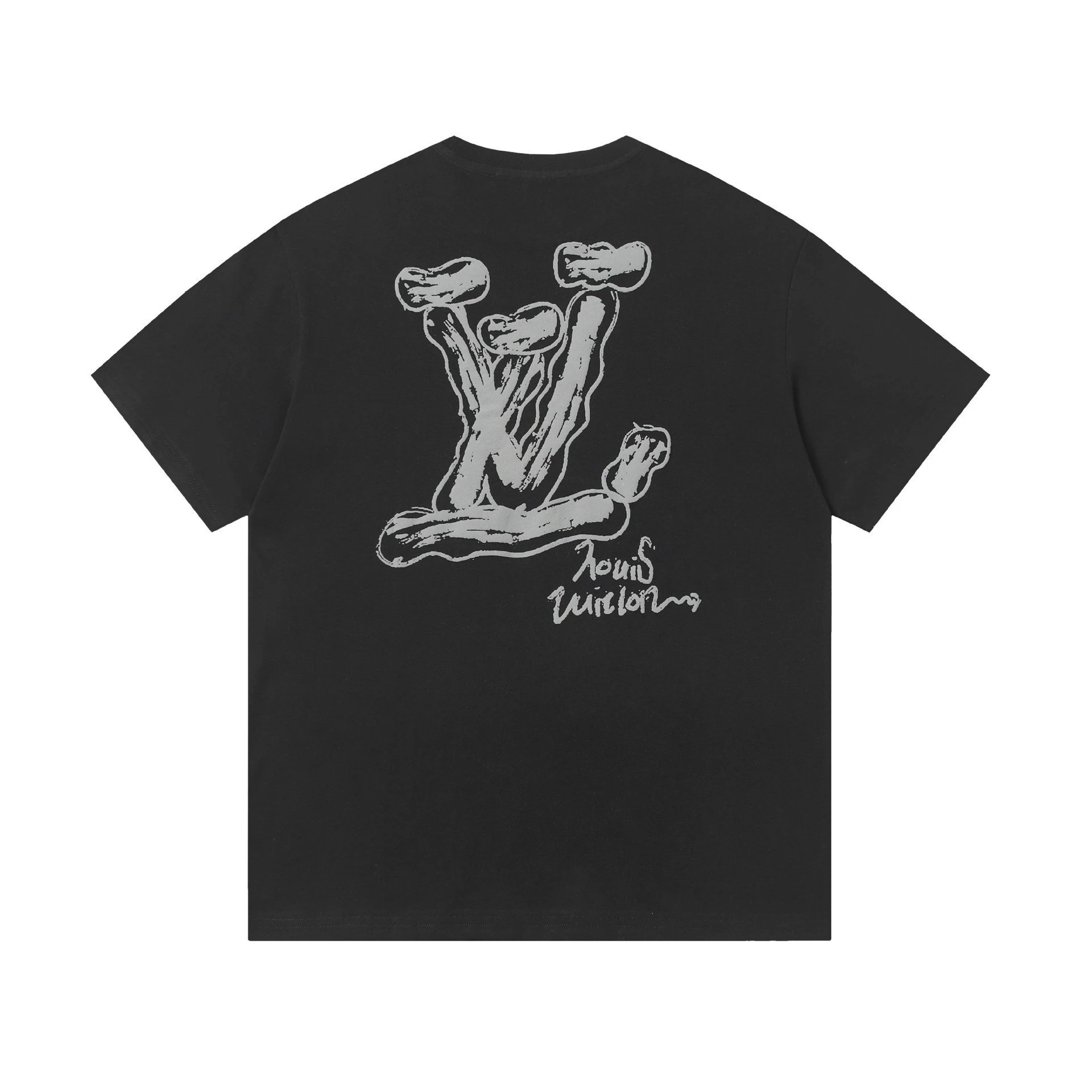Louis Vuitton T-Shirts Short-Sleeve Graphic Logo Print image 9