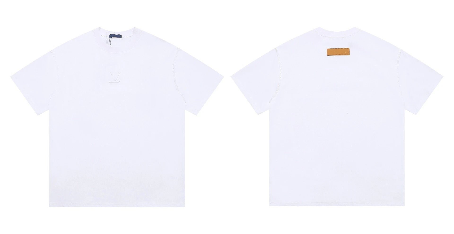 Louis Vuitton T-Shirts Short-Sleeve Graphic Logo Print — 4