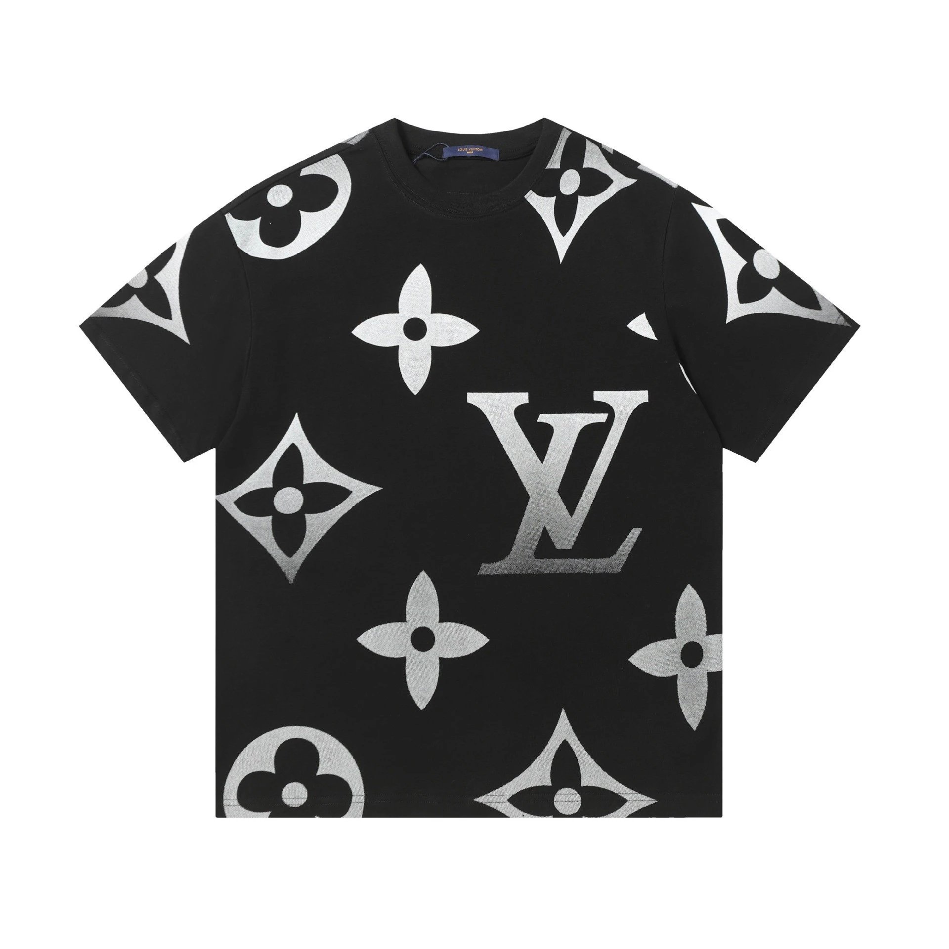 Louis Vuitton T-Shirts Short-Sleeve Graphic Logo Print — 21