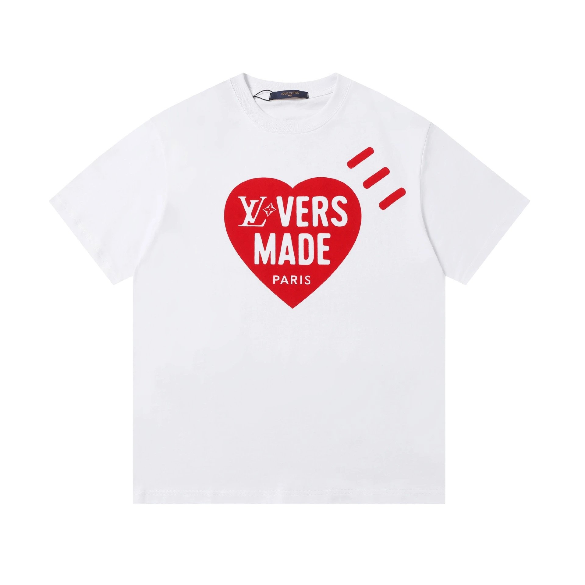 Louis Vuitton T-Shirts Short-Sleeve Graphic Logo Print — 2
