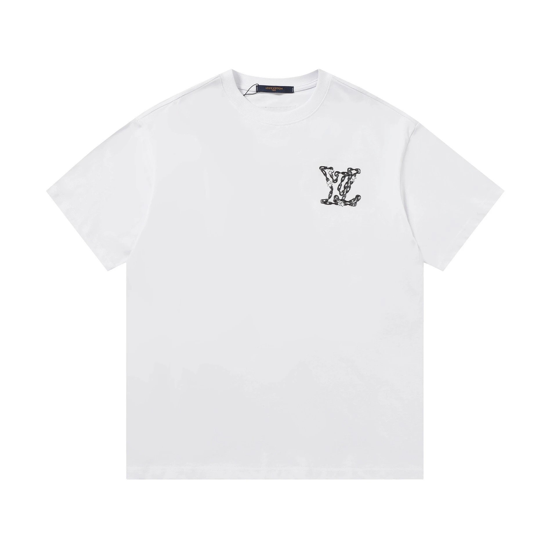 Louis Vuitton T-Shirts Short-Sleeve Graphic Logo Print — 16