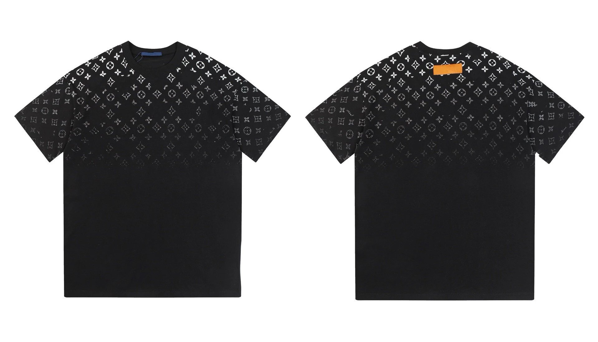Louis Vuitton T-Shirts Short-Sleeve Graphic Logo Print — 9