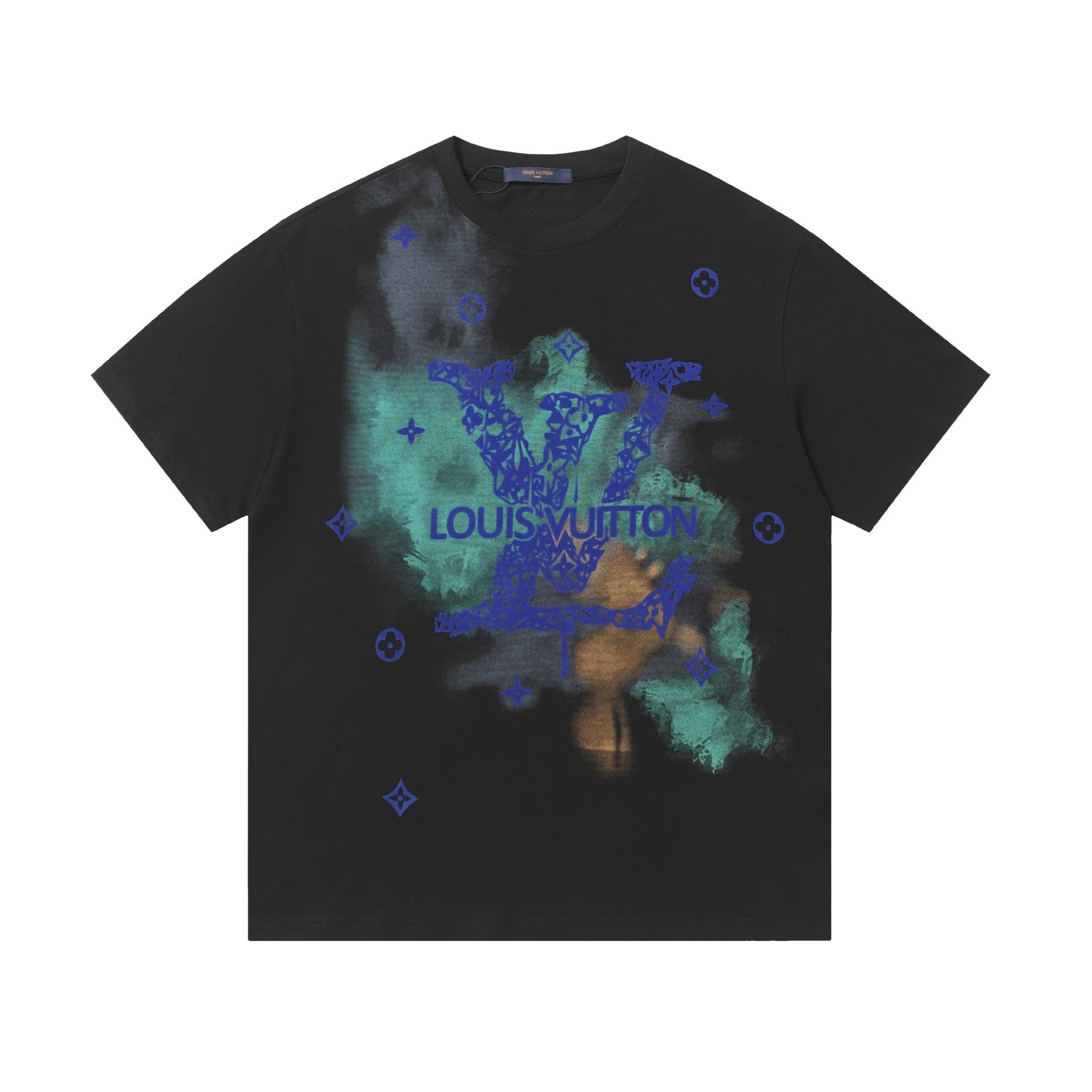 Louis Vuitton T-Shirts Short-Sleeve Graphic Logo Print — 18
