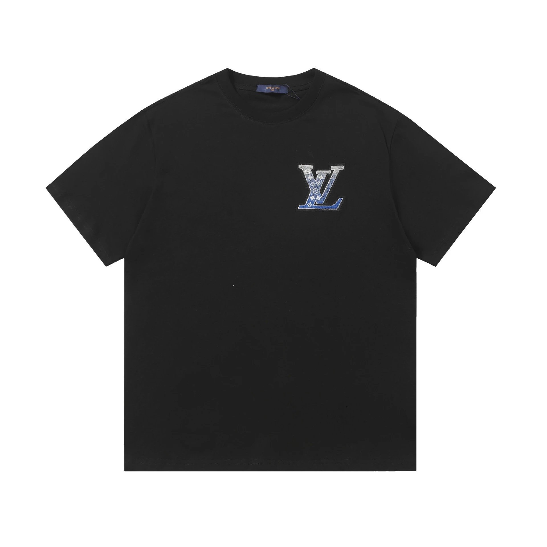 Louis Vuitton T-Shirts Short-Sleeve Graphic Logo Print — 13