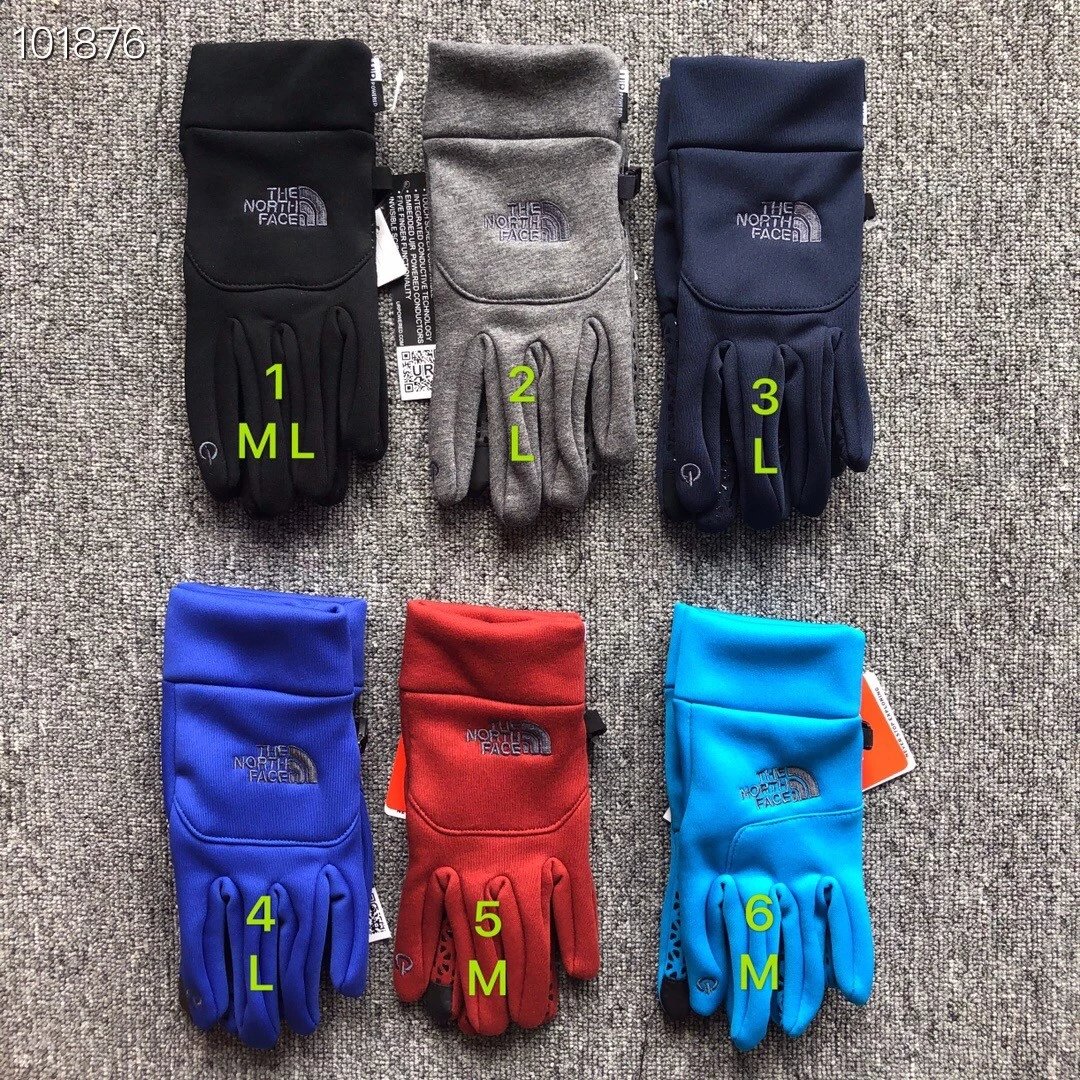 Lesaffis The North Face Single Jersey Padded Touch Screen Gloves