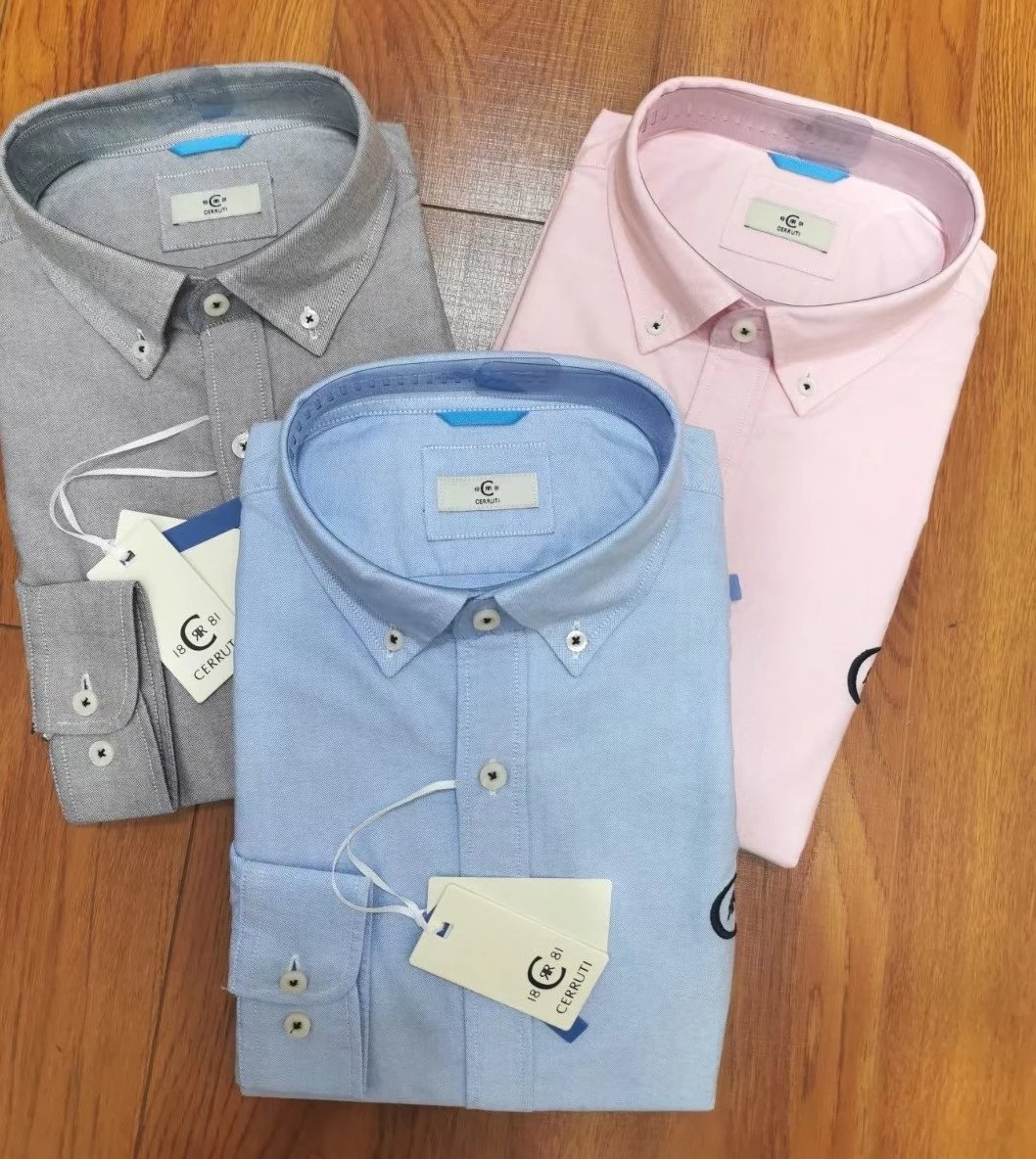 Oxford Cotton Business Dress Shirt