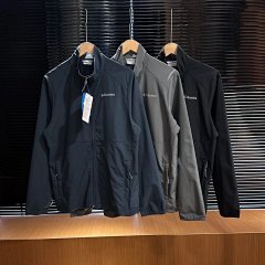 Sale! OEM Original Factory! Columbia Lightweight Multi-Functional Softshell Jacket for Men - Outdoor Retro Workwear Techwear Casual Sports Stand Collar Windbreaker Jacket