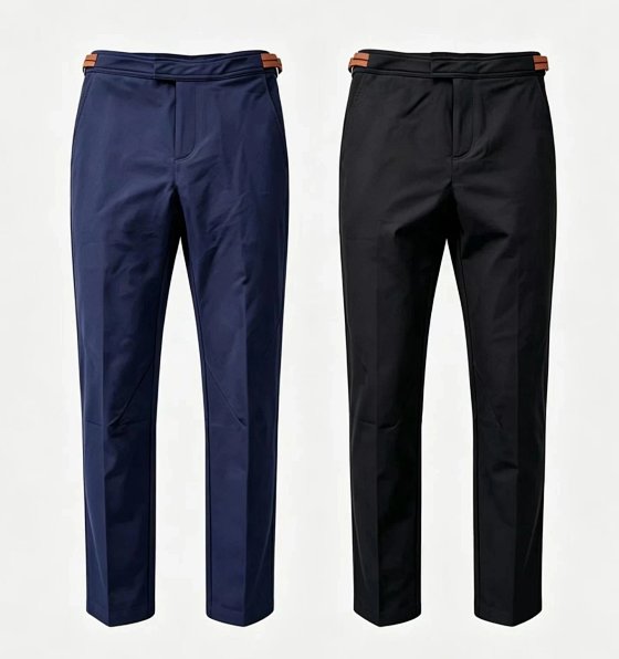 Special Offer! Original factory goods! ZEGN thin elastic casual pants men's embroidery simple business commuting classic spring and summer pants straight leg pants western pants trendy light luxury British style