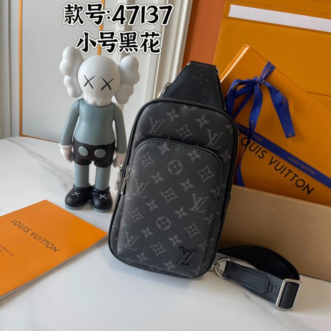 New fashionable men's crossbody chest bag personality trend slanting cross bag simple riding backpacks