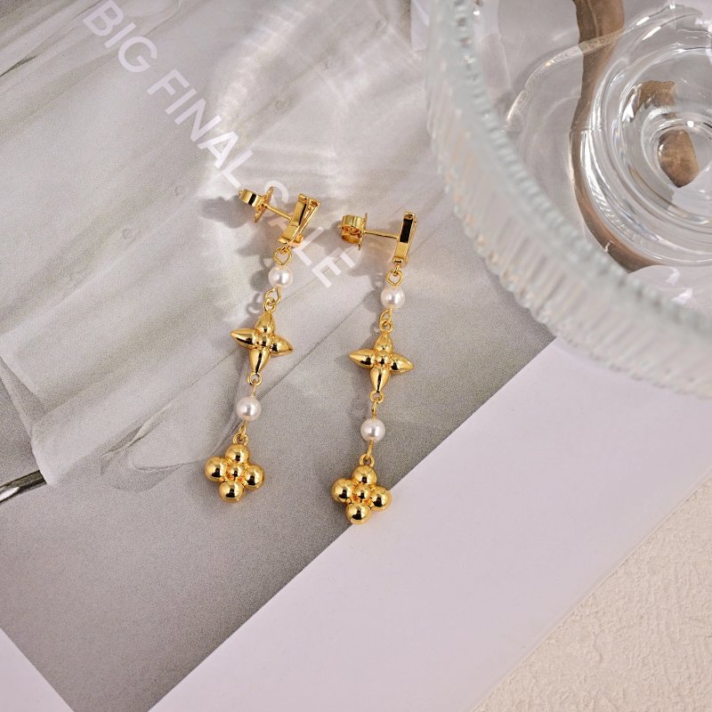 Earrings from Foreign trade genuine
