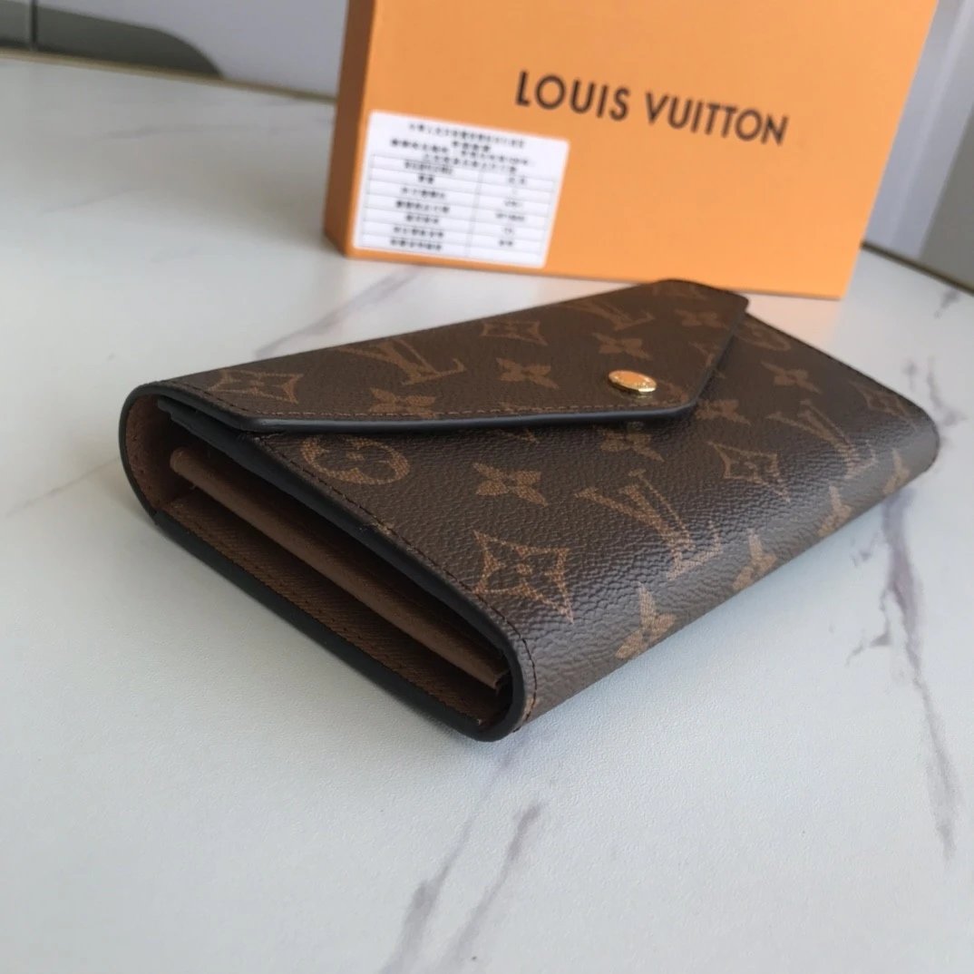 Louis Vuitton Damier Ebène Sarah Wallet in Brown Long Wallet - 20