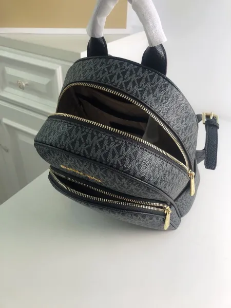 Michael Kors Rhea Mini Backpack Black Monogram - 26