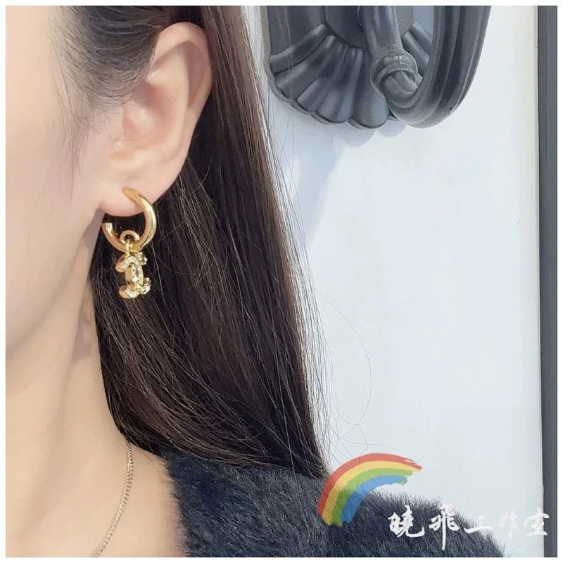 Earrings from Foreign trade genuine
