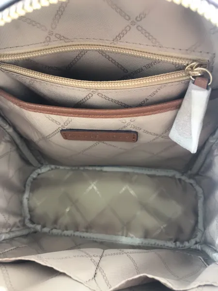 Michael Kors Rhea Mini Backpack Black Monogram - 19