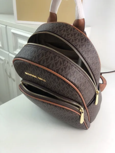 Michael Kors Rhea Mini Backpack Black Monogram - 18