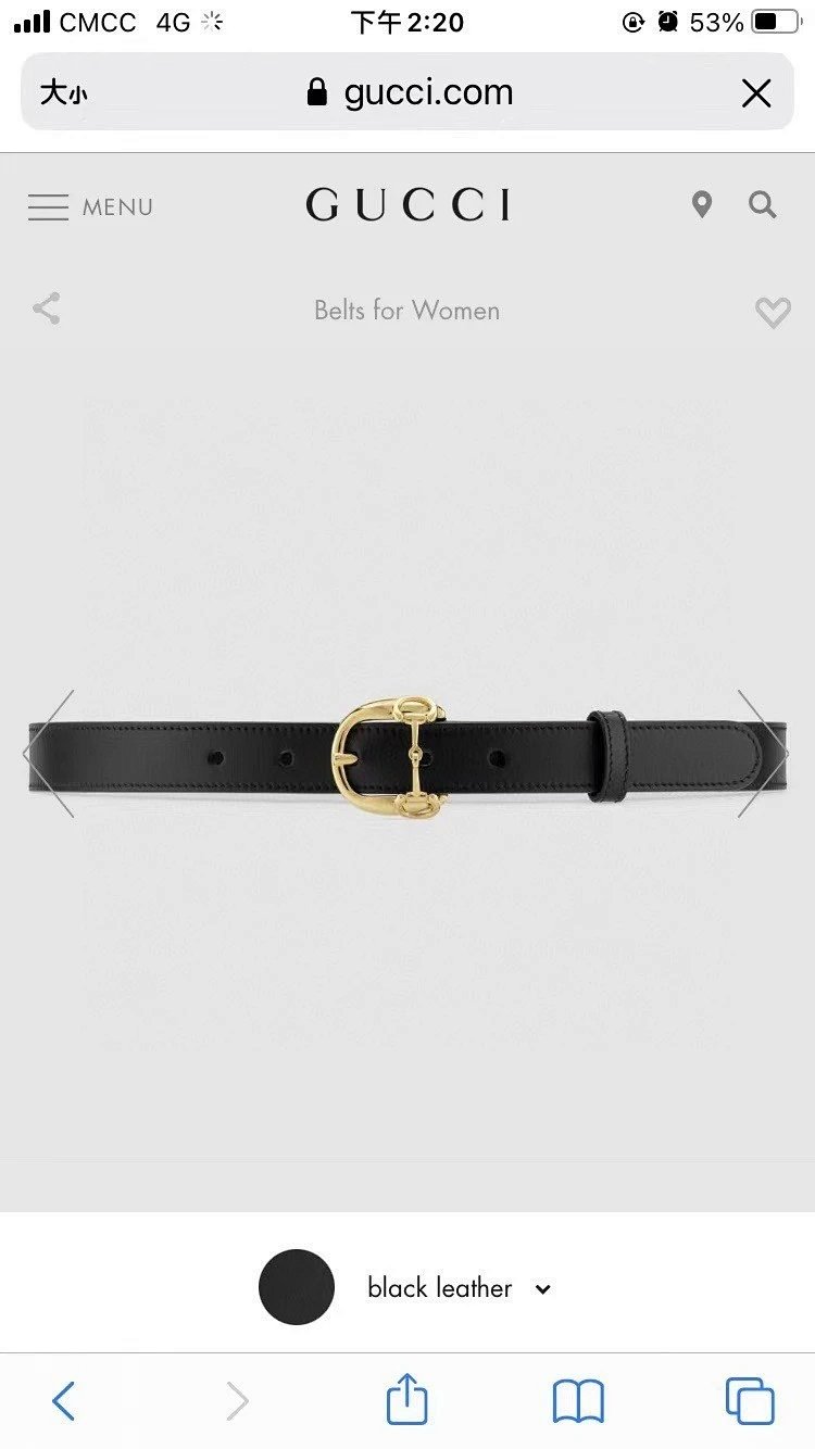 Gucci belt