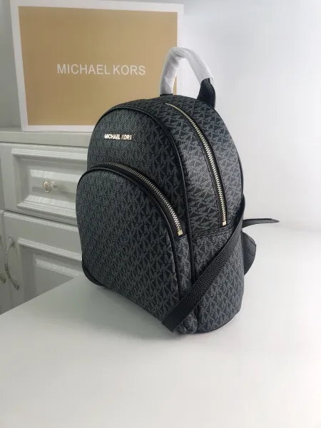 Michael Kors Rhea Mini Backpack Black Monogram - 21