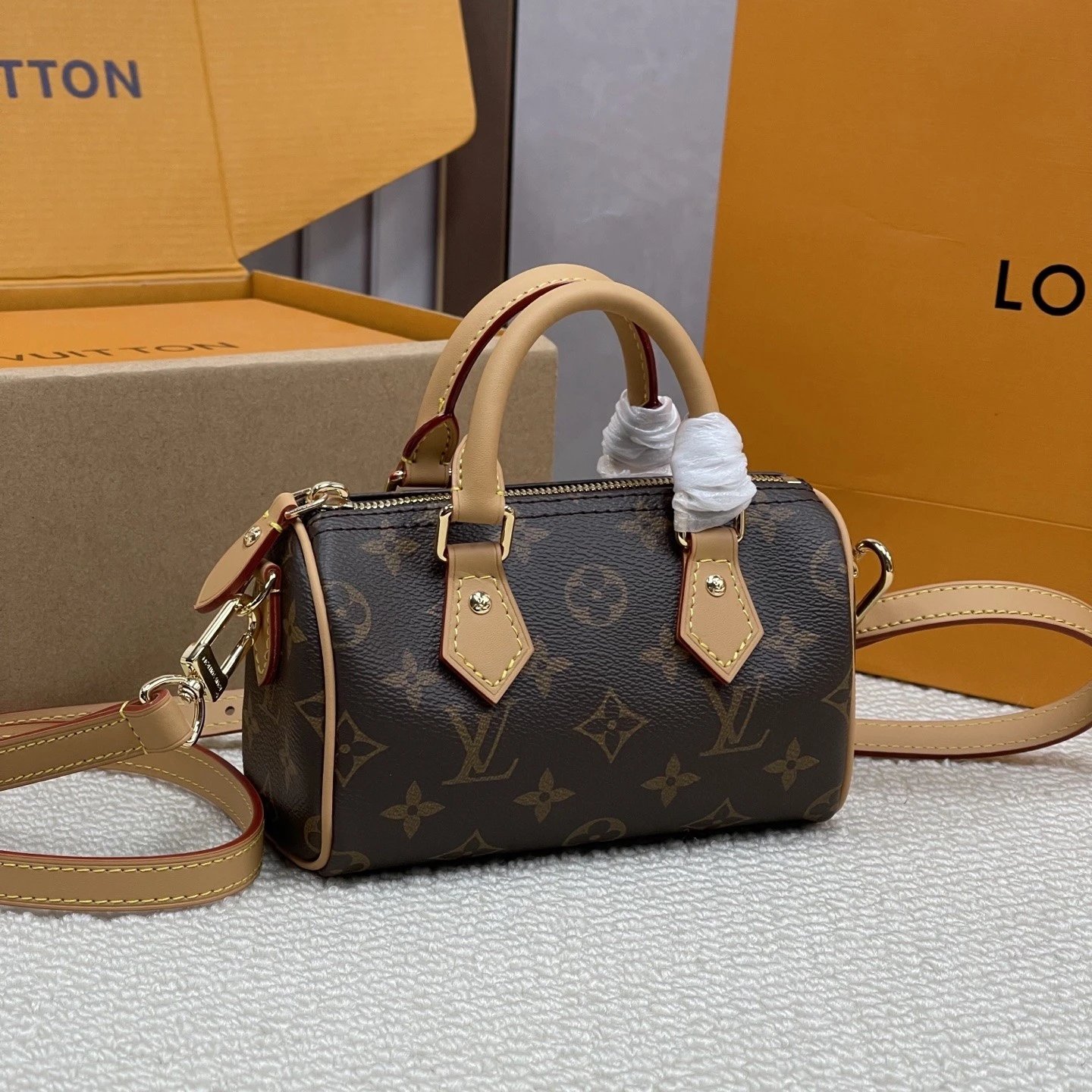 New Nano Speedy Pillow Bag, Handbag, Single Shoulder Crossbody Bag
