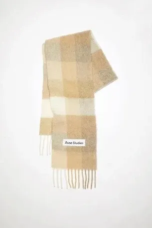 Acne Studios Multicolor Check Wool Scarf Scarves - 10