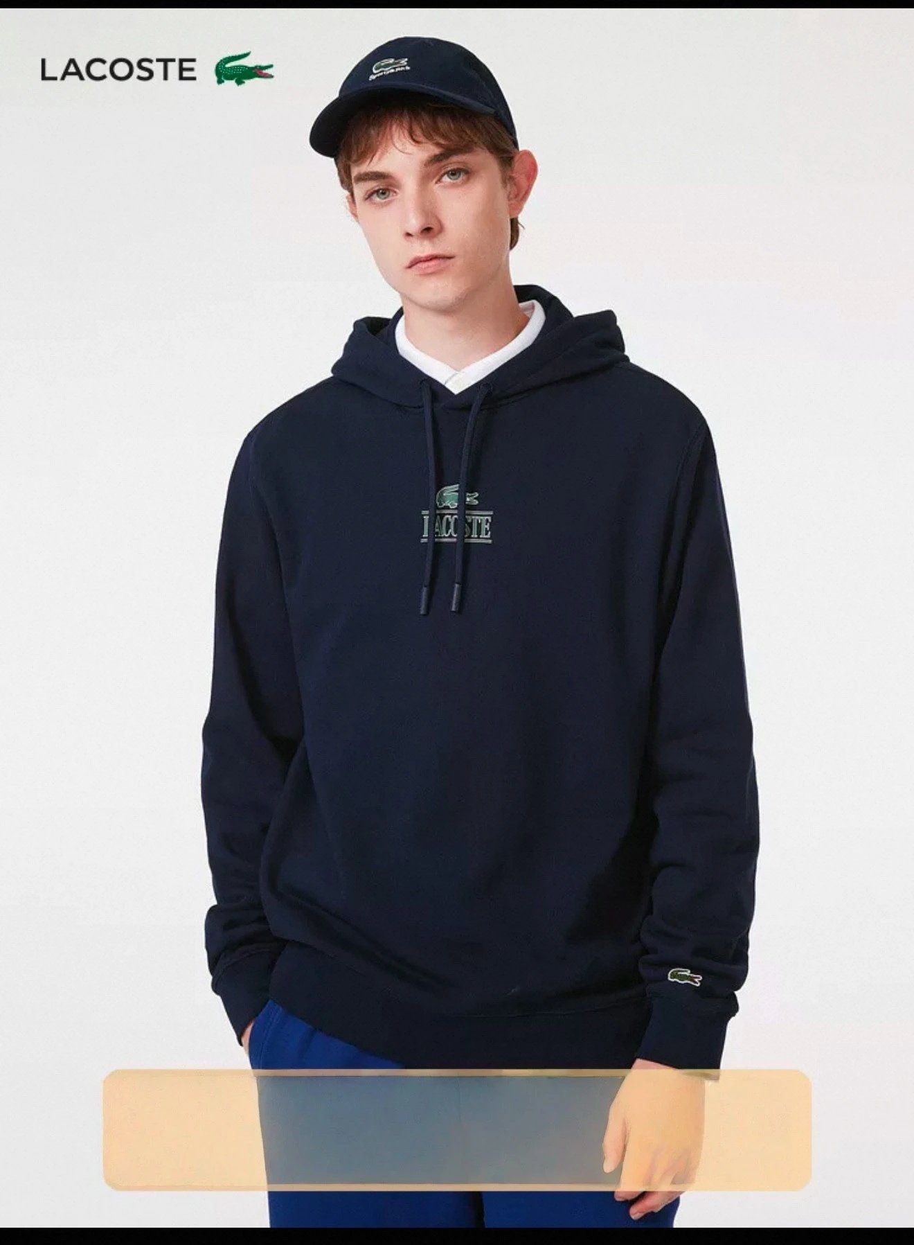 Clearance Sale LAC Autumn New 100% Cotton Fleece-Lined Hooded Sweatshirt