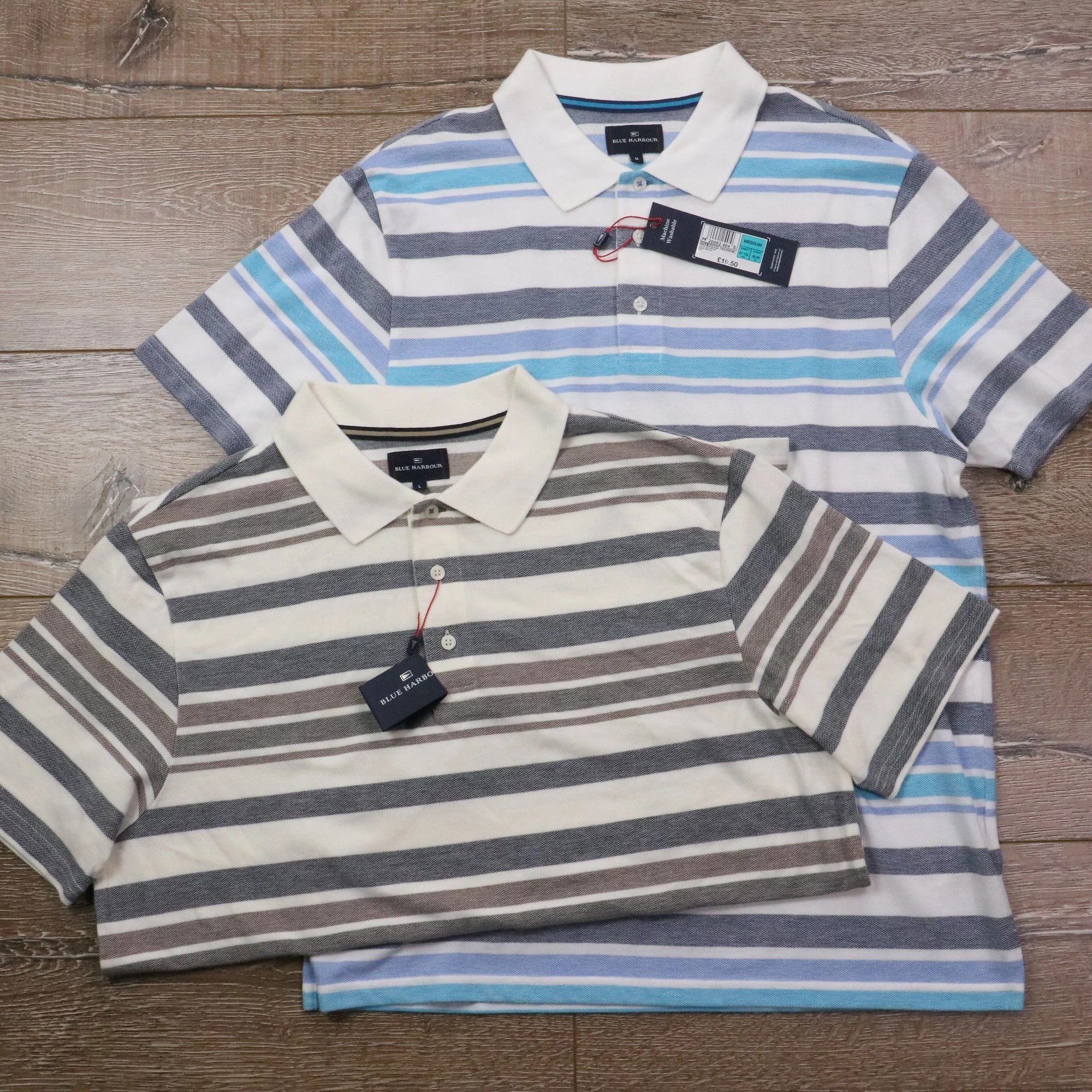 Men's Striped Polo Shirt