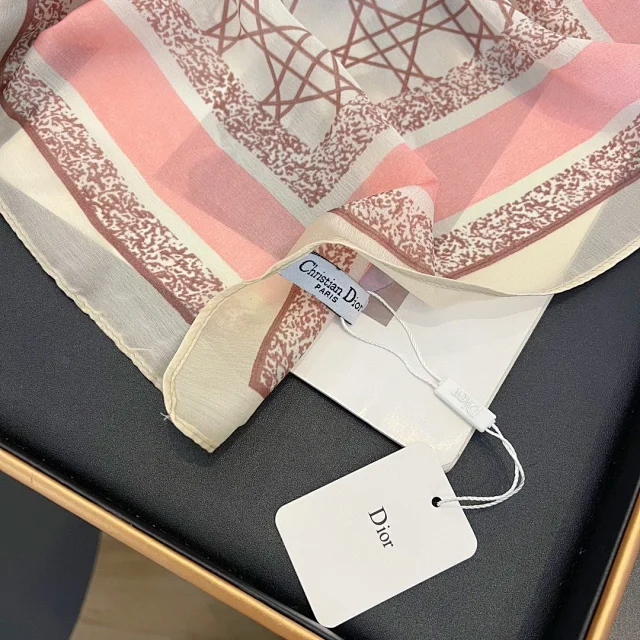 Dior Scarves Geometric Line Print Scarf product detail image 11