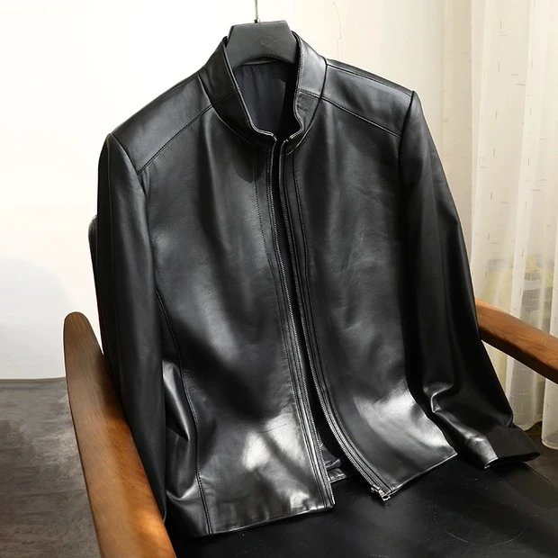 Sheepskin leather jacket