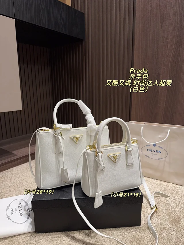 Prada Handbags Saffiano top-handle handbag with detachable shoulder strap product detail image 5